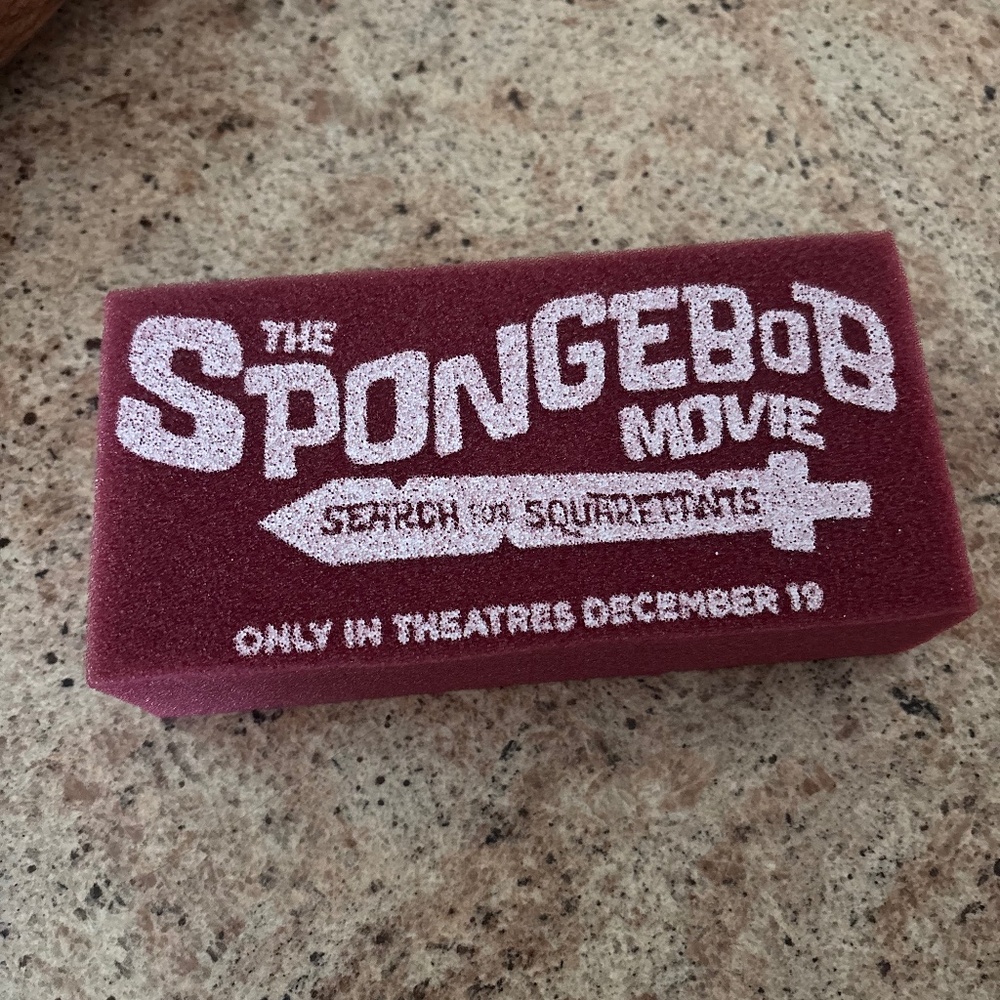 SpongeBob SquarePants Movie Foam “Lucky Brick” Promotional Collectible  Authenti